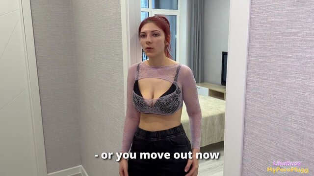 -Take off your thong and spread your legs since you can't pay your rent - LikaBusy